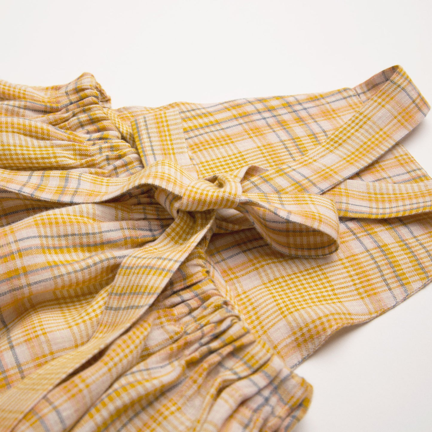 Vestido / Delantal Conkers - Hay Plaid Linen