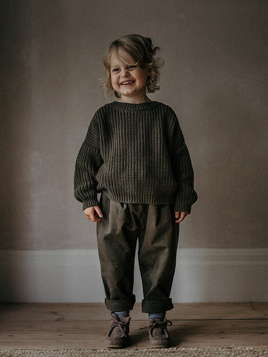 The Chunky Sweater olive